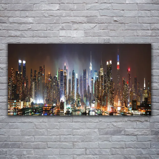 Glasbilder Wandbild Druck auf Glas 120x60 Stadt Gebäude
