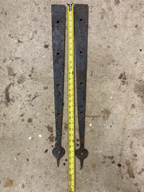 Huge Pair Antique Barn Door Straps