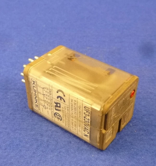 Relais KUHNKE 114A4230VAC1 (114A4-230VAC 1) - Pour Automatisme, Commande électrique - Occasion En état De Marche