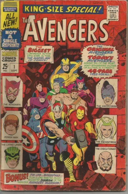 THE AVENGERS ANNUAL N° 1 en V.O. 1967