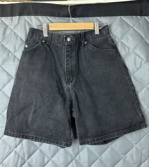 Arizona Black Denim Shorts Boys Size 16 Black Jean Shorts