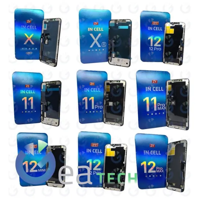 Display Lcd Apple Iphone X Xs Xr 11 Pro 12 Max 13 Schermo Originale Zy Incell
