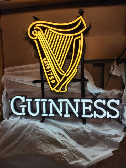 Guinness Led Sign *Brand New In Box* Light Bar Sign Man Cave Beer Collector