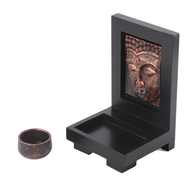 (Free Size)Candle Holder Buddha Incense Holder Beautiful Decoration Detailed