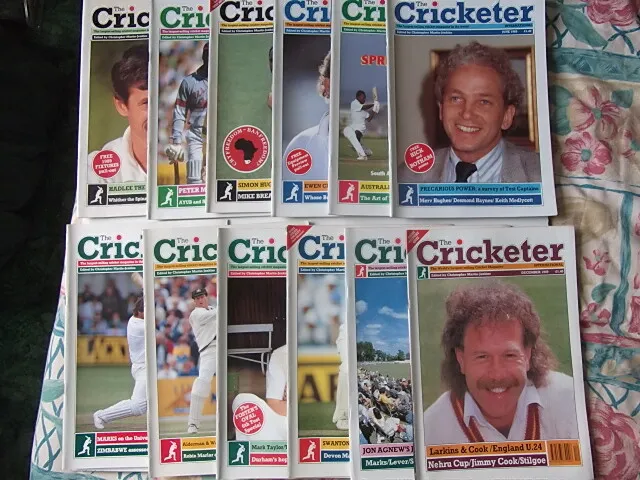 THE CRICKETER INTERNATIONAL magazine  1989 (choose issue/s)