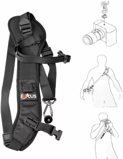 Quick Camera Shoulder Neck Strap Sling Strap Belt for Canon Nikon Sony DSLR UK