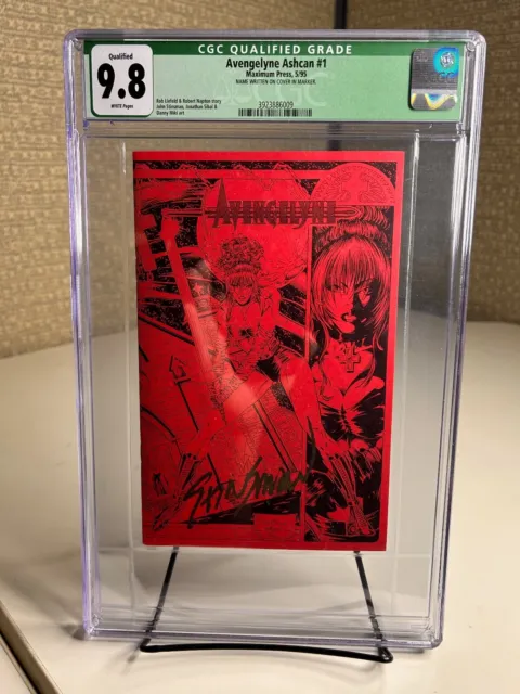 CGC 9.8 Qualified Avengelyne Ashcan #1 Signed