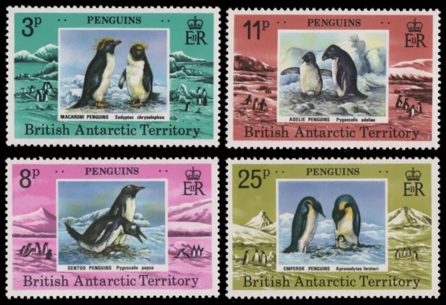 BAT / Brit. Antarktis 1979 - Mi-Nr. 74-77 ** - MNH - Pinguine / Penguins