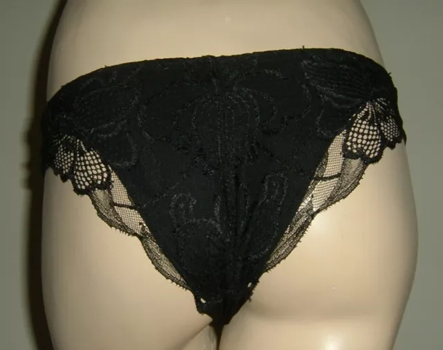 Marvel Slip Pizzo Nero Taglia 42 Sexy Lingerie Intimo Nuovo