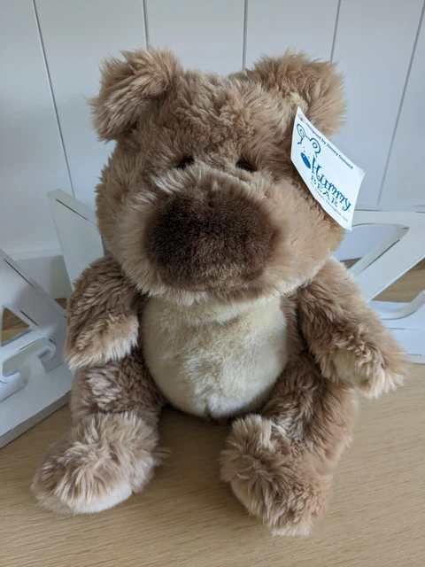 JIMMY OSMOND HUMMY Bear 12 inch Plush Teddy Bear Labels Attached Soft