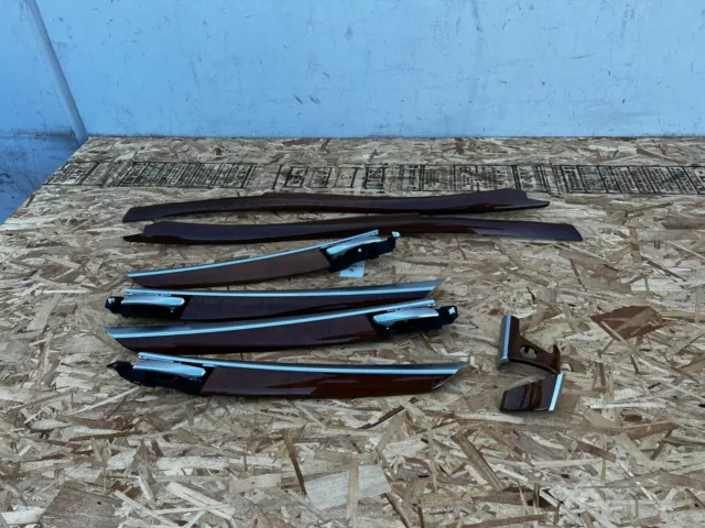Interior Wood Trim Door Panel Handle Set Console Bmw E70 X5M X5 (2007-2013) Oem