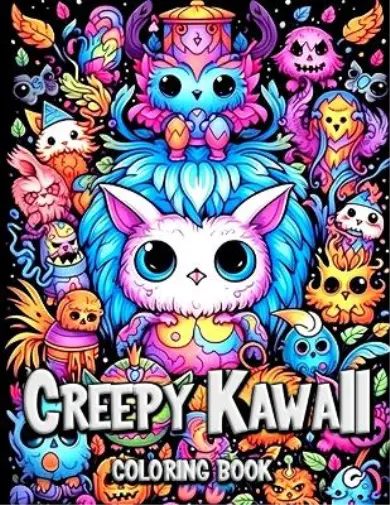 Laura Seidel Creepy Kawaii Coloring Book (Poche)