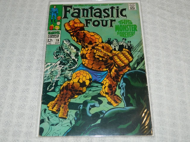 1968 Marvel Comics Fantastic Four #79 Comic Book Kirby Lee