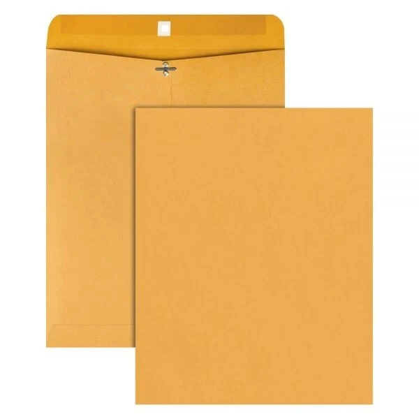 Office Depot Brand 11-1/2" x 14-1/2" Manila Envelopes, Clasp Closure - 100 count