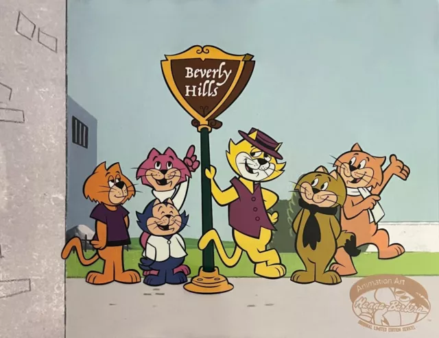 TOP CAT Beverly Hills Sericel Cartoon Animation Art Cel 11" x 14" Hanna Barbera
