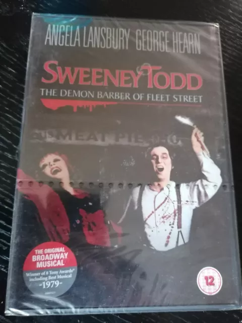 Sweeney Todd - The Demon Barber of Fleet Street DVD - NEW SEALED R2 UK FREEPOST
