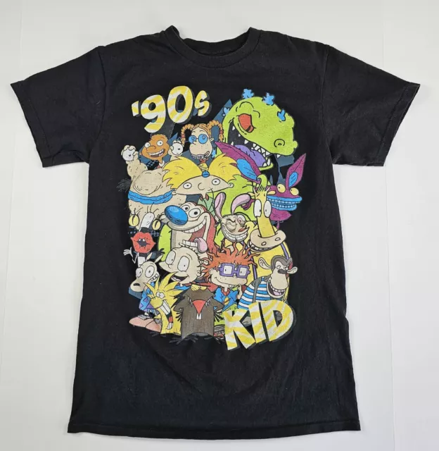 NICKELODEON 90'S KID Rugrats Ren Stimpy Cartoon Characters T-Shirt Size ...