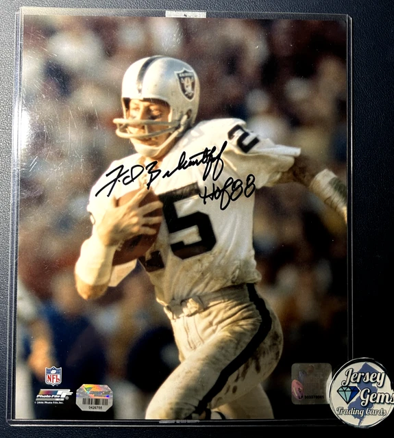 Fred Biletnikoff Autographed 8x10 Photo with COA! "HOF '88" Oakland Raiders Fred Biletnikoff Autographed 8x10 Photo with COA! "HOF '88" Oakland Raiders