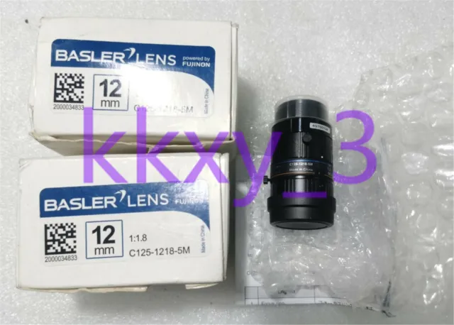 1 PCS NEW IN BOX Basler C125-1218-5M Fixed Focus Industrial Lens