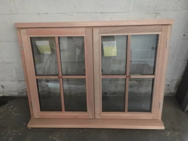 Double Glazed Hardwood Cottage Bar Windows 1195mm x 745mm 2 Side Openers Window