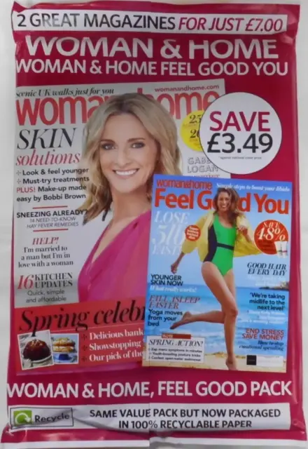 Woman & Home + Woman & Home Feel Good You Apr 2023 Value Pack Gabby Logan & more