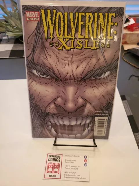 Wolverine : Xisle #3  Bruce Jones * Jorge Lucas  Marvel  2003 Nice!!!