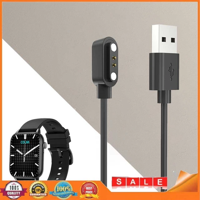 Magnetic Smart Watch Charger 0.6M USB Charger Cable Cord for COLMI C60/C61/ I20