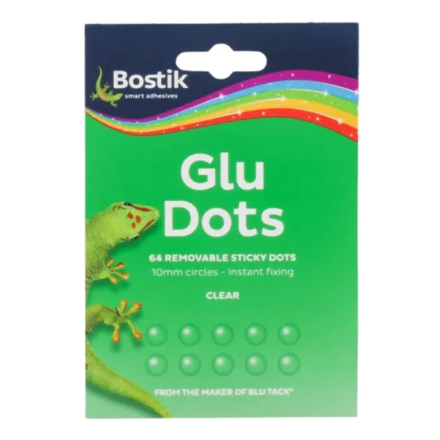 Puntos pegajosos extraíbles Bostik, paquete de 64