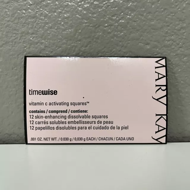 Mary Kay Timewise Vitamin C Activating Squares 12 Pack