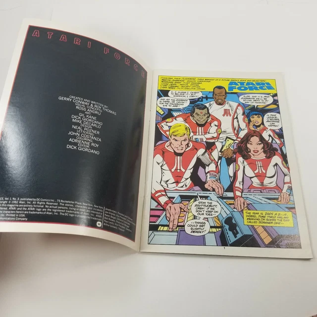 ATARI FORCE (DC, 1982) #3 MINI comic book 3