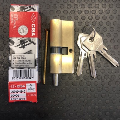 Drehknopf Vorbereitet Für Zylinder OG302 Loch M8 CISA Artikel 06354-00-0 