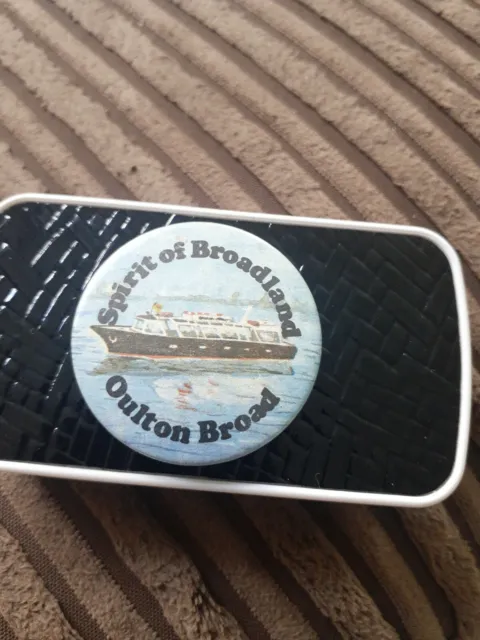 Spirit of Broadland Oulton Broad Vintage badge