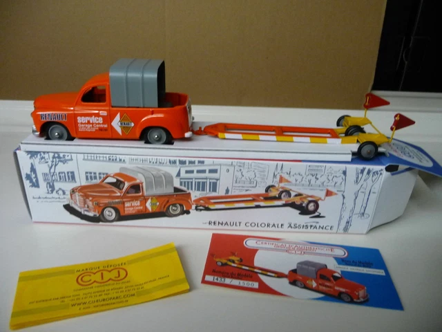 1/43 Renault Colorale Assistance Serivce Trink ball CIJ 3.65.01 Norev Neuf boite