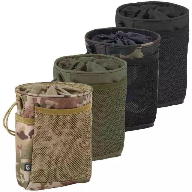 Brandit Tactical MOLLE Dump Pouch Airsoft Military Utility Pocket Drawcord