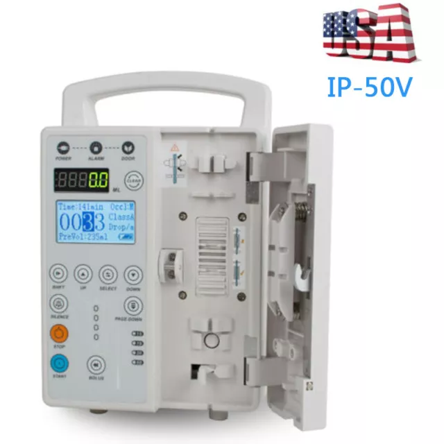 Veterinary Infusion Pump IV Fluid Infusion w Audible and Alarm FDA US