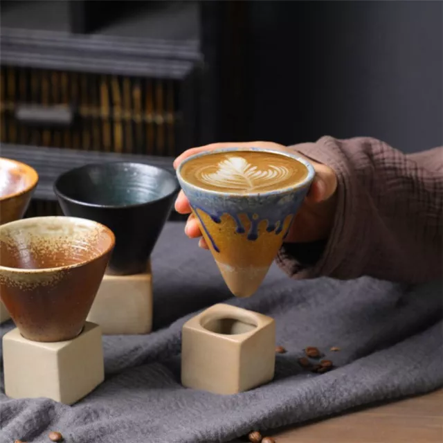 Porcelain Retro Ceramic Coffee Mug Cappuccino Latte Espresso Drinkware Tea Cup