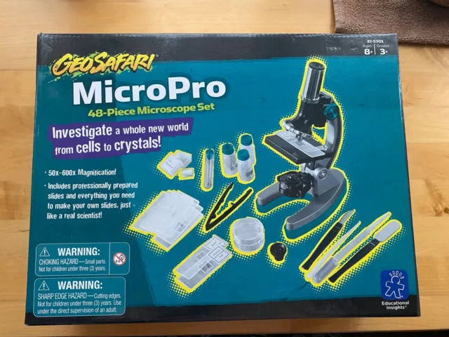 Learning Resources GeoSafari Micropro 48 Piece Microscope Set - Free Shipping!