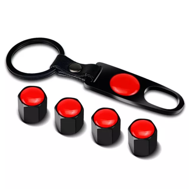 4x Anti-theft Car Wheel Tire Air Pressure Valve Stems Cap Dust Cover Accessories