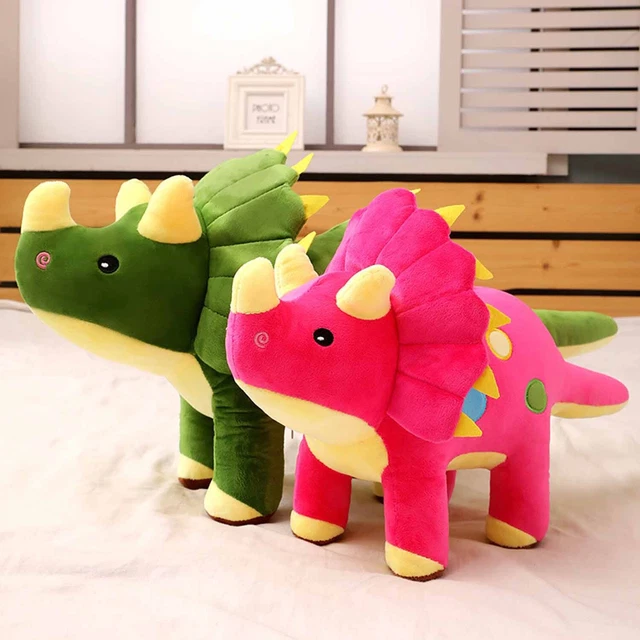 FRIEND PILLOW DOLL Soft Dinosaur Plush Toy 16" Triceratops Stuffed