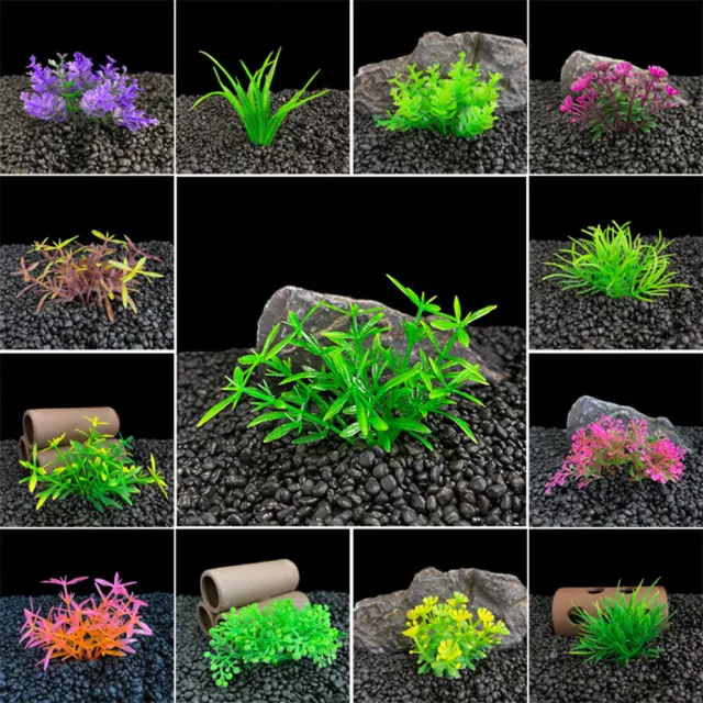 1PC Simulation Grass Aquatic Water Plants Fish Tank Aquarium Landscaping Plants