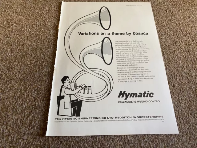 Fabk27 Werbung 11X8 The Hymatic Engineering Co Ltd - Coanda