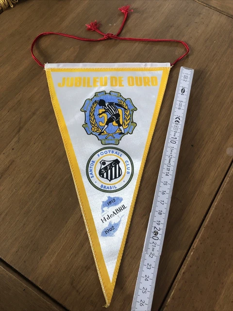 Fanion Santos FC (Brésil) – Wimpel Brésilien – Neuf, Parfait Pour Collection