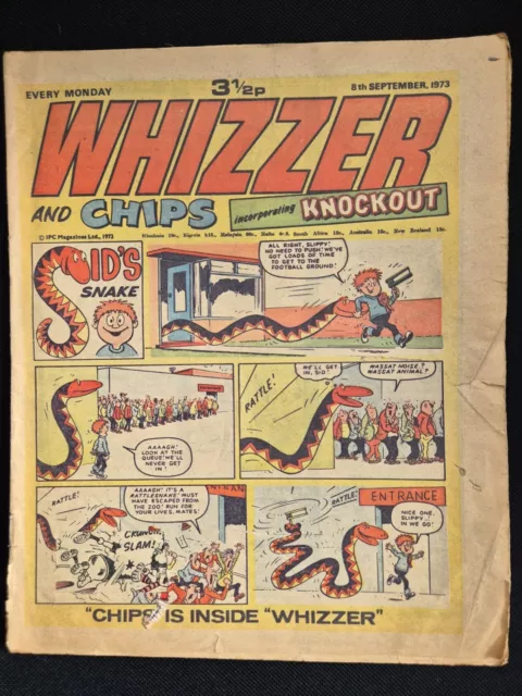 Whizzer And Chips comics x 2 from 1973