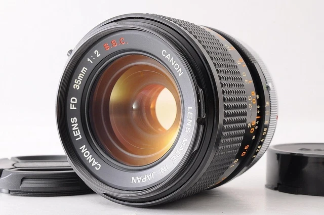 【''O'' Mark Concave NEAR MINT+】CANON FD 35mm F/2 SSC S.S.C MF Wide Angle Lens JP