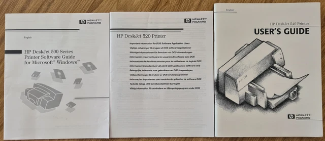 HP Deskjet 500 Series Manuals
