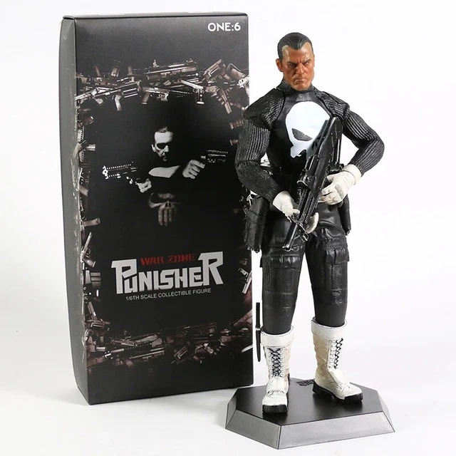 New Crazy Toys War Zone Punisher 1/6th Scale Collectible PVC Figure Box Set