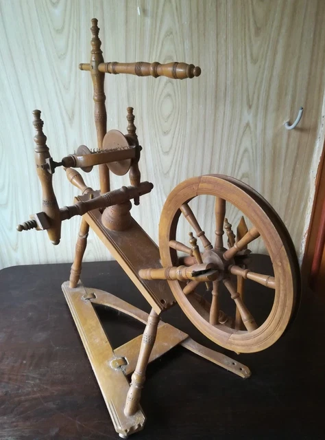 Spinnrad Selten Antik, Alt, Vintage