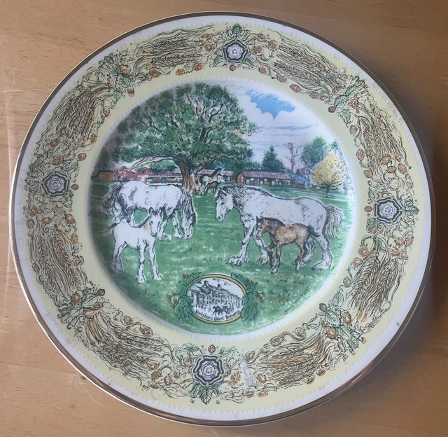 Samuel Smith Limited Edition English Bone China Plate Jenny Hinchliffe 1987