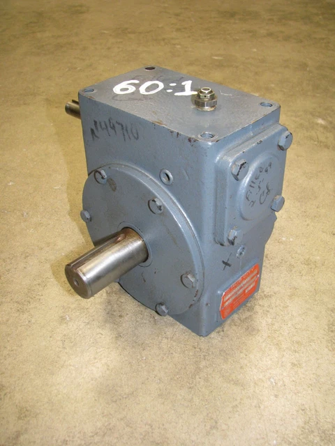 261 Hub City Worm Gear Speed Reducer 60:1 Gearbox 0220-61909-261
