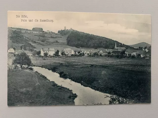 Alte AK Pelm 1907 Eifel Kesselburg Seltene Ansicht ansehen !!!